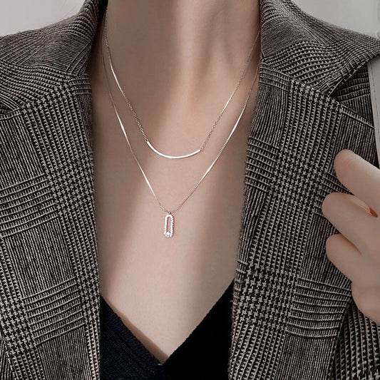 Collar de cristales superpuestos Gia